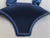 Navy Blue Bonnet with Navy Piping and Montana Blue Crystals